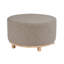 Repose-pieds Doretha avec base en bois