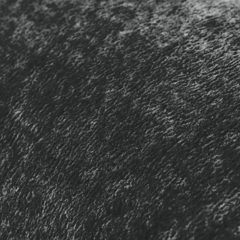 Modern Ottoman Velvet, Black
