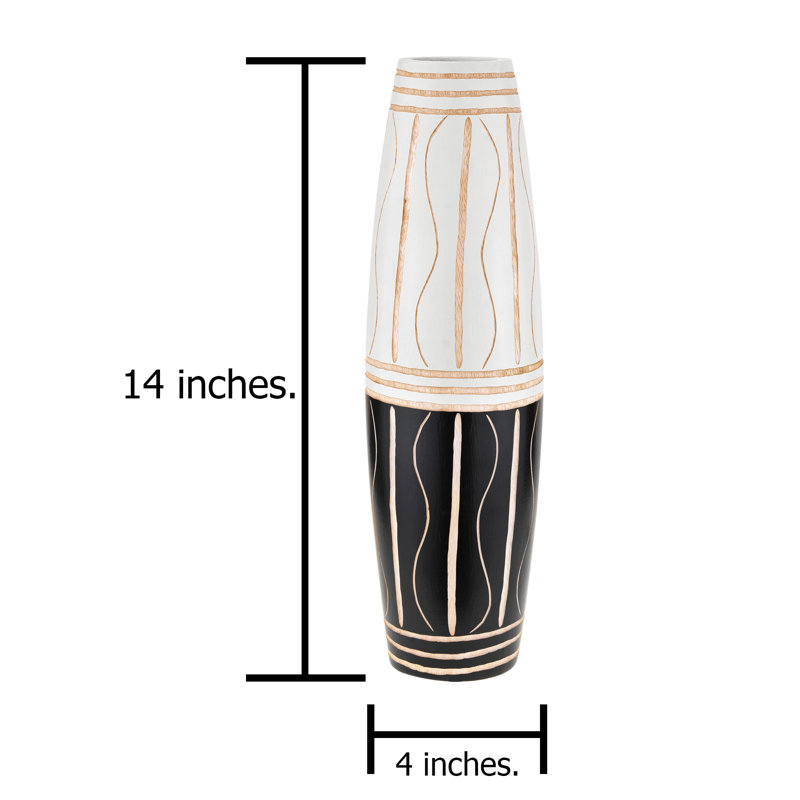 Handmade Wood Table Vase