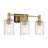 Bromford 3-Light Dimmable Vanity Light in Matte Black/Warm Brass-1867785238-1839866279-1839866329
