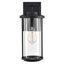 Applique murale d'extérieur à 1 ampoule Doran texturée noire-1463067108