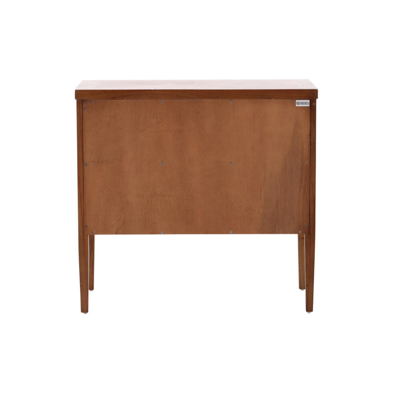 Furniture Classics Regis Natural Mindi Wood 2-Drawer Chest