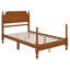 Structure de lit avec tête de lit en bois Classic Classic-1702801008-1702801022