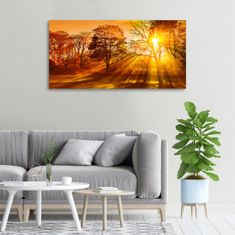 Sunset - No Frame Print, 50cm H x 100cm W x 2cm D, Canvas