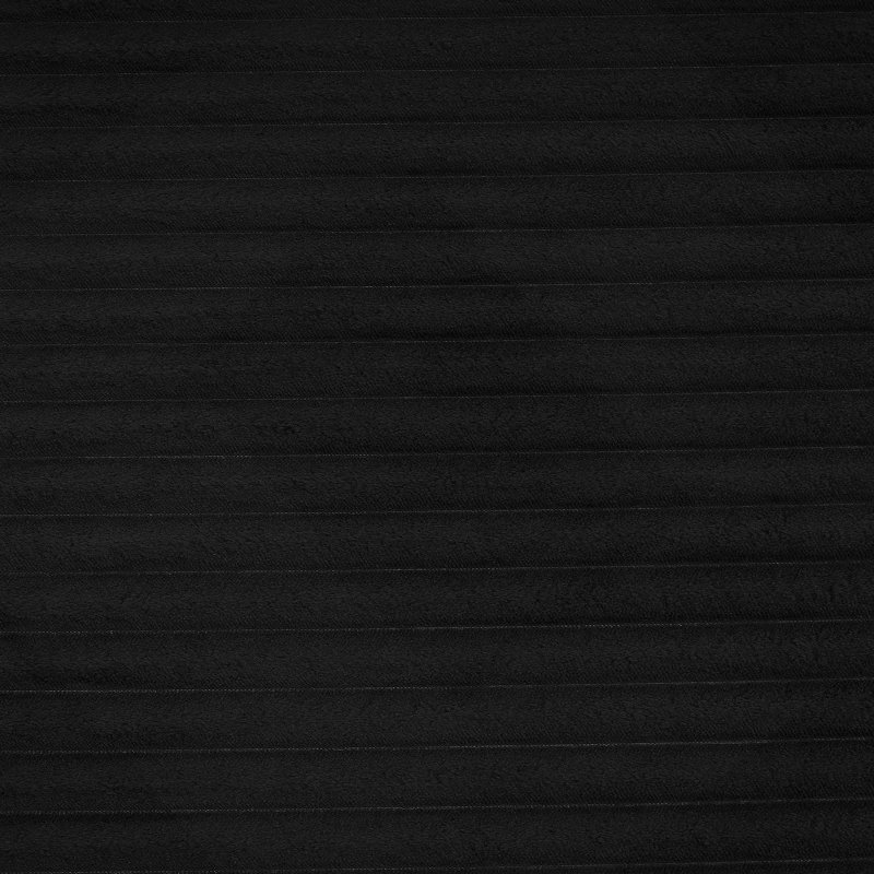 Chaise longue d'intérieur avec deux coussins de soutien pour le salon, Noir