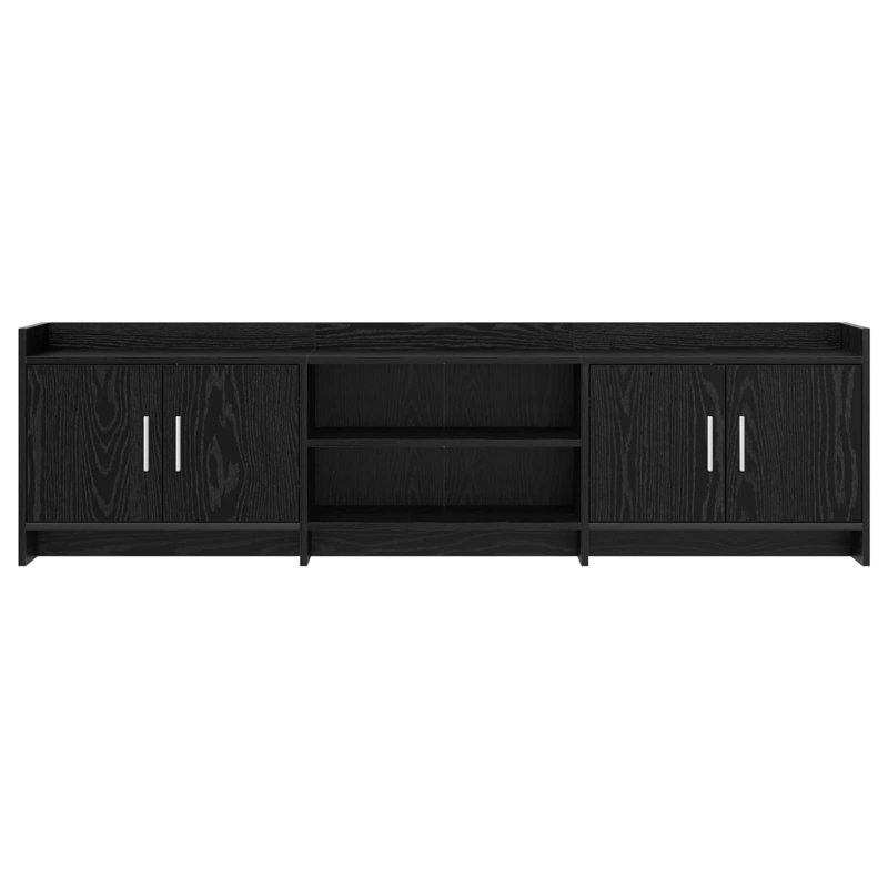 TV Stand for TVs up to 75", Black Oak