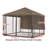Symphony III 10 Ft. X 10 Ft. Single-Tier Steel Gazebo