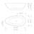 65 Inch Freestanding Solid Surface Soaking Bathtub For Bathroom