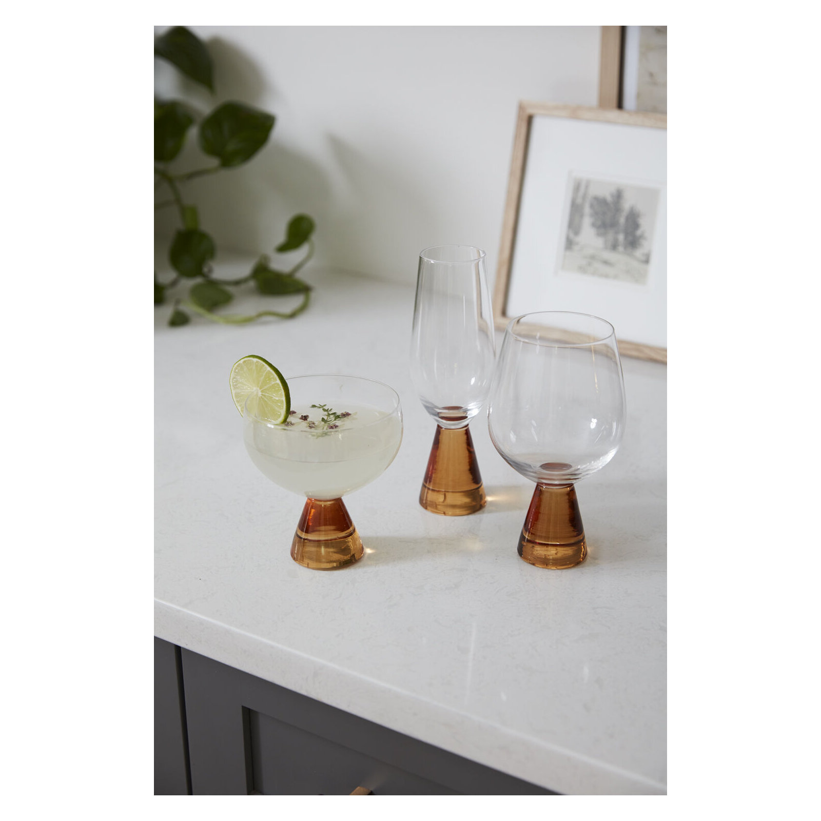 Yazmen 8 Glass Set