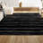 Komon Minimalist Stripe Black/Cream Rug-653745795