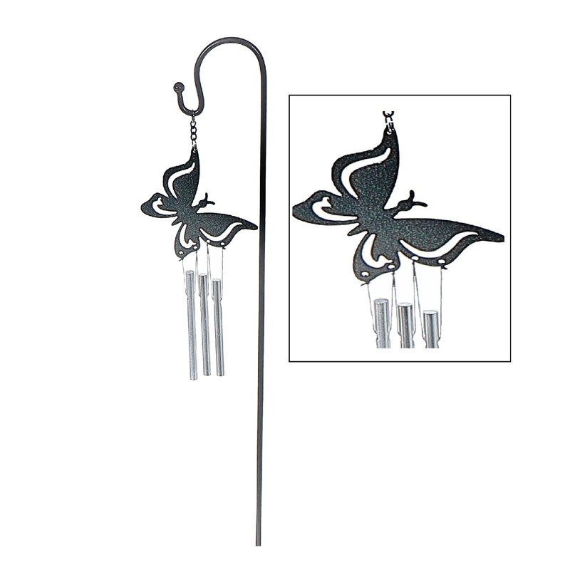 Mini piquet de jardin carillon papillon