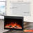 36"Electric Fireplace Insert,Four 3D Color with Log and Flame, Adjustable Flame Speed-1518777609