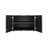 Black Metal Double-Door Printer Cabinet - 360° Lockable Casters-1894149466-1894149464