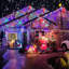 1000cm LED Solar Powered 400 - Bulb Cord String Light