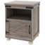 Petite table d'appoint polyvalente avec beaucoup de rangement, alliant charme campagnard et design moderne pour le salon-1035316269