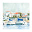 «Beach Town Summer II» par Emma Caroline - peinture sur toile tendue-882563495