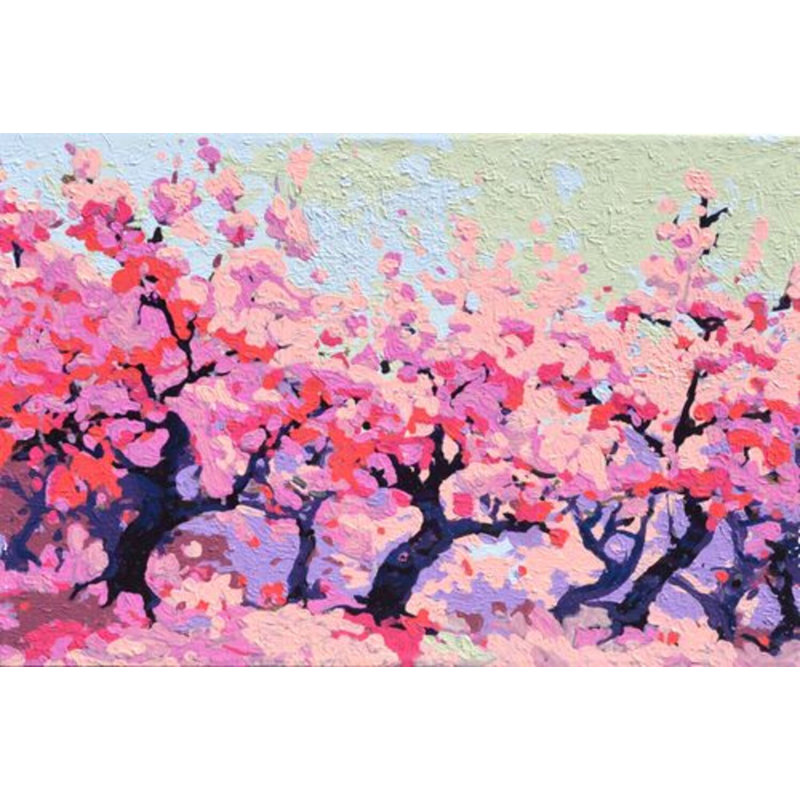 Cherry Blossom, 24" H x 36" W
