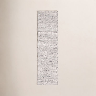 Elle Light Grey Ivory Hand-Woven Rug
