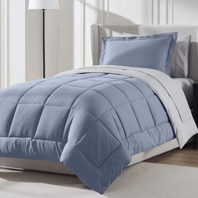 Ensemble d'édredon réversible avec draps Bed-in-a-bag