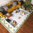 Modern Square Movable Top Coffee Table-810284895