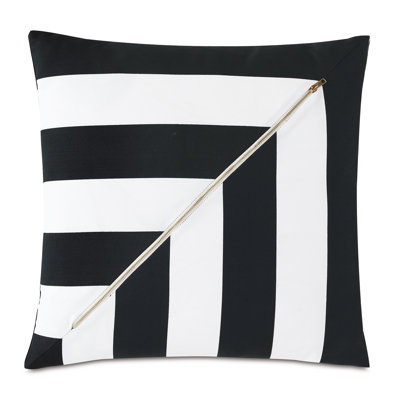 Kubo Fringed Outdoor Throw Pillow