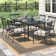 Milnor Rectangular 6 - Person 64'' Long Outdoor Patio Dining Set Furniture with Cushions