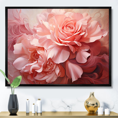 «Infinite Pink Rose I» sur toile