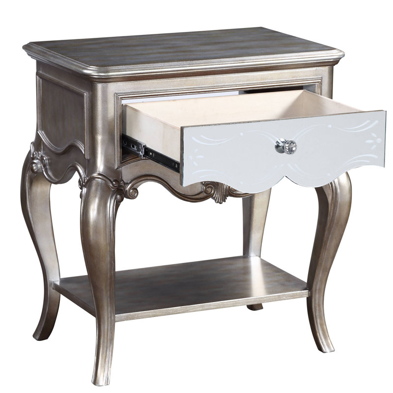 Table de chevet 1 tiroir Hefley