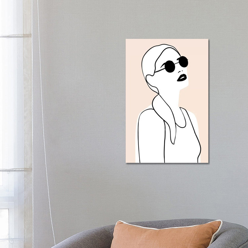 Femme by Blek Prints - Wrapped Canvas Print, 66.04 cm H x 45.72 cm W