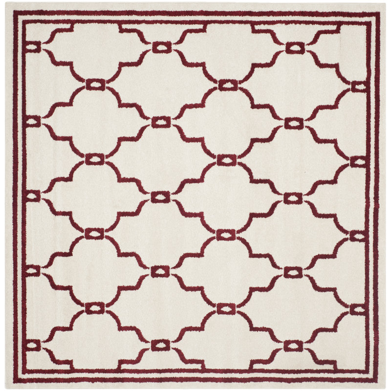 Amherst Performance Geometric Rug, Square 7'