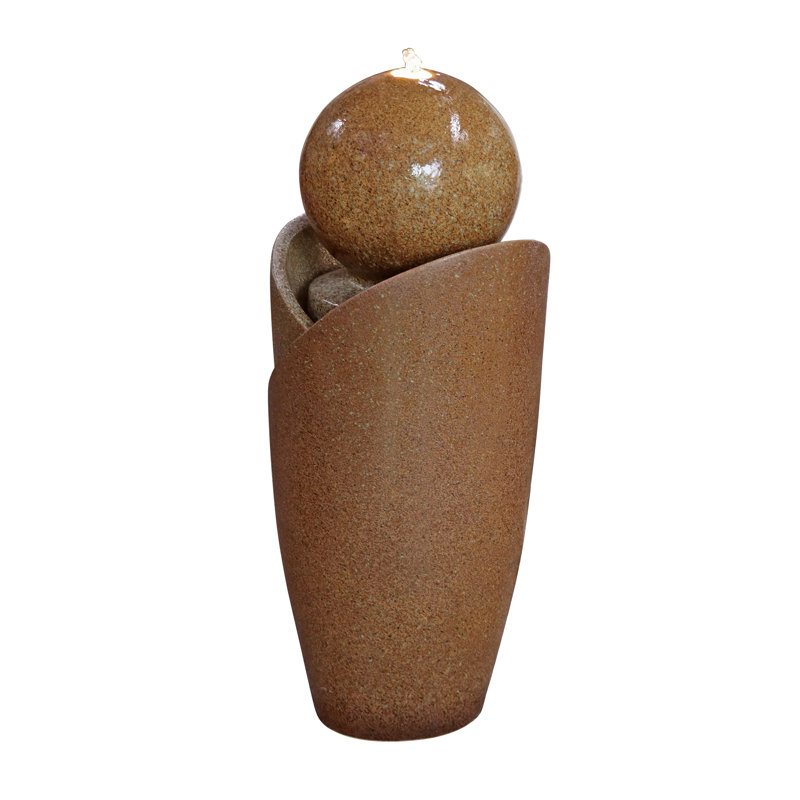  Ceramic Fountain with LED Light