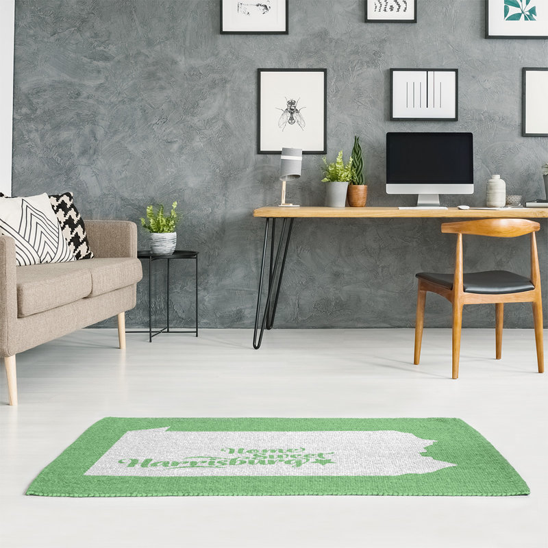 Tapis en poly-chenille harrisburg pennsylvanie, Rectangle 4 pi x 6 pi