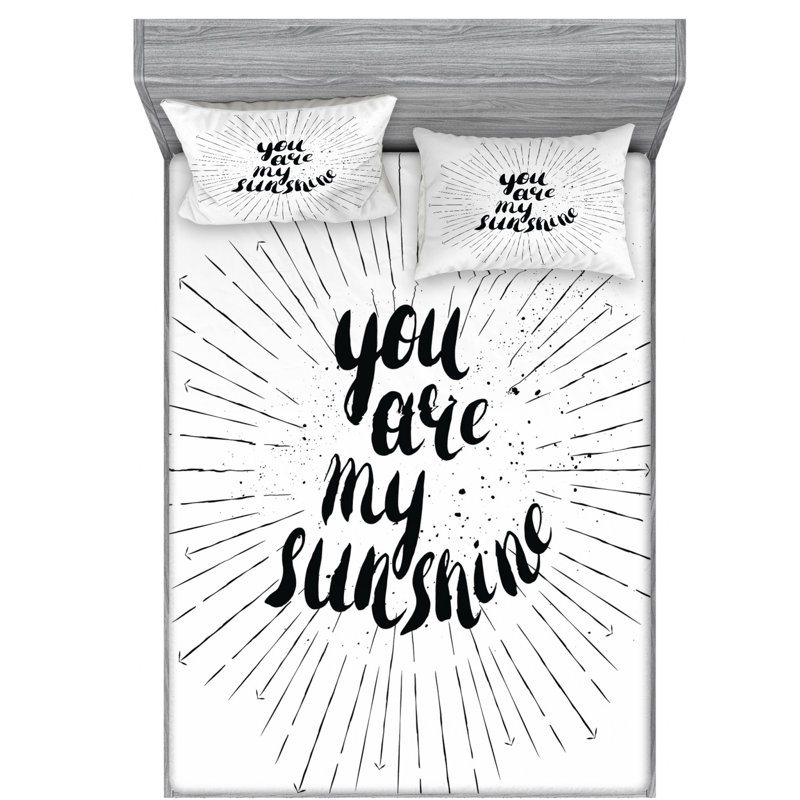 Microfiber Sheet Set, Full Sheet Set with Fitted Sheet