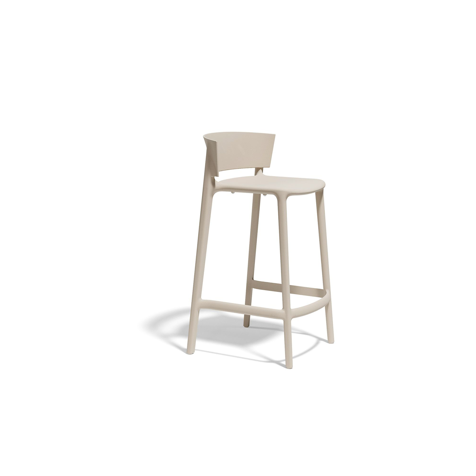 Africa Bar / Counter Stool, Counter Stool (26'' Seat Height), Ecru