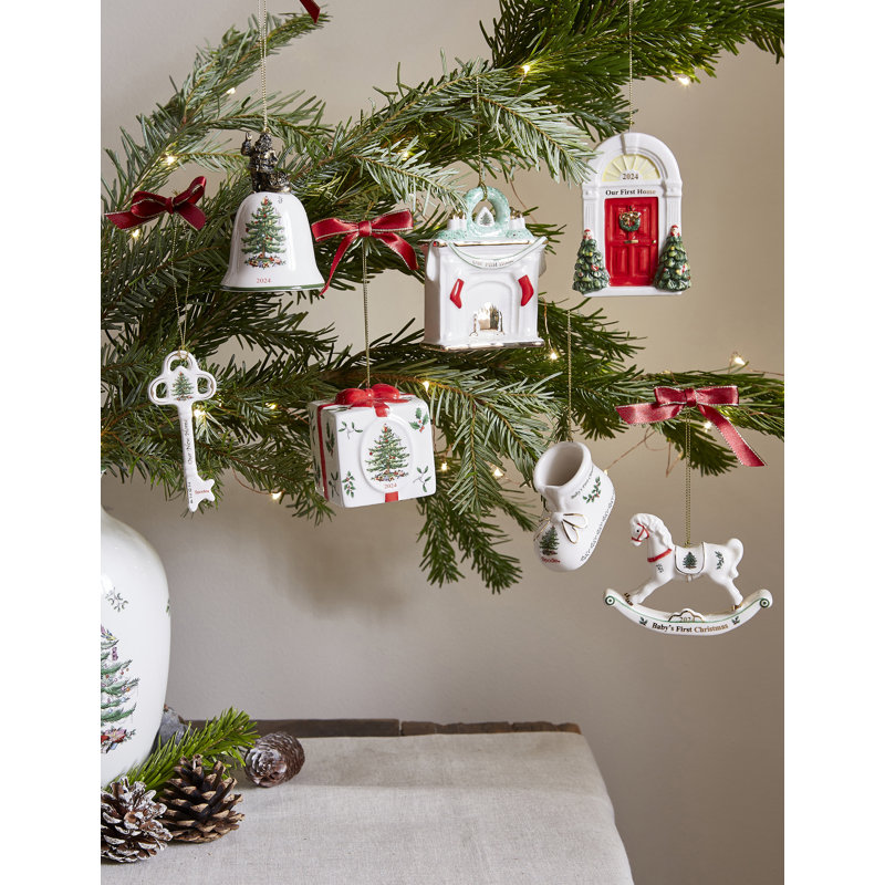 First Home Fireplace Ornament Dated 2024