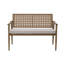 Banc en osier Euriel