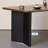 Durable Walnut Solid Wood Rectangular Desk-888464875