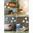 Lily Of The Valley Inspired 3-Head LED Floor Lamp With Flexible Gooseneck, 3 Color Modes For Bedroom Office