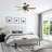 Glenmont  52" Indoor Matte Black Ceiling Fan With Light & Pull Chain