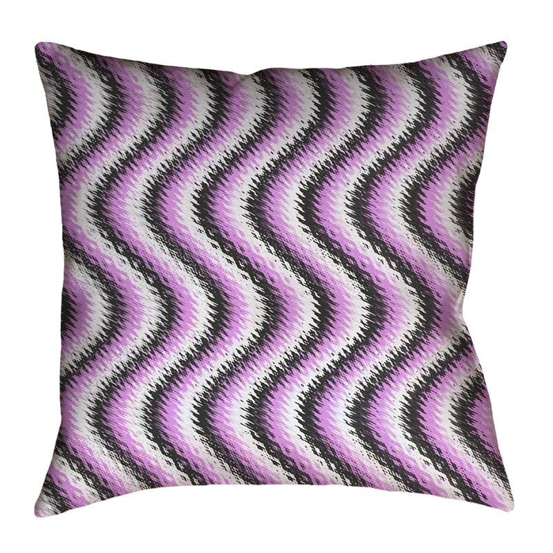 Coussin Katelyn Elizabeth, 18 po x 18 po, Vert/Orange/Mauve, Sergé de coton