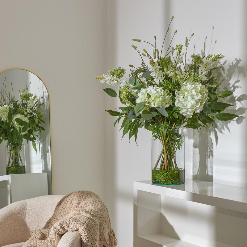 38 Inch Hydrangea/tuberose/q.anne