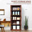 Armoire de rangement autoportante 63 po à 2 portes avec tablettes à 5 niveaux et 2 tablettes réglables pour la salle à manger HOMcom-1133036871