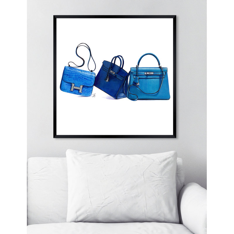 «Damilola Doll Memories Blue Shades», impression, H 26 po x l 26 po x P 0,5 po, Cadre photo
