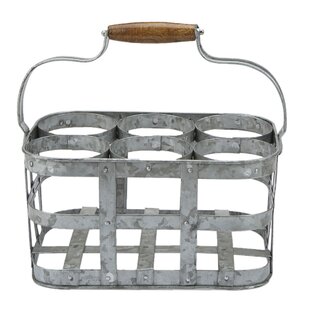 Vintage Metal Milk Crate, Mason Jars, Zinc Lids, Metal Crate, Dairy Bottle  Caddy, Bottle Holder, Dairy Bottle, Bottle Rack, Farmhouse Decor 