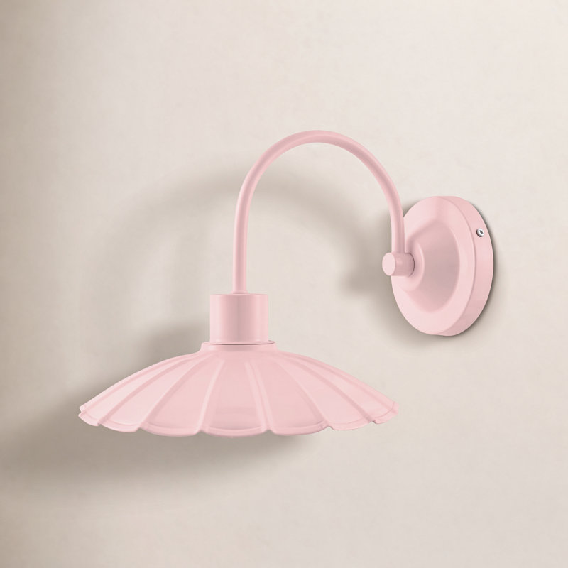 Elanie Nigel Pavona Wall Sconce, Pink