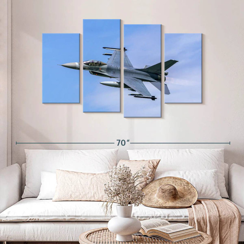 Mait Royal Netherlands Fighter Jet, 32" H x 52" W