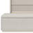 Upholstered Bed Frame With Storage Ottoman, And Vertical Stripe Wingback Headboard And Footboard-398401175-398401172