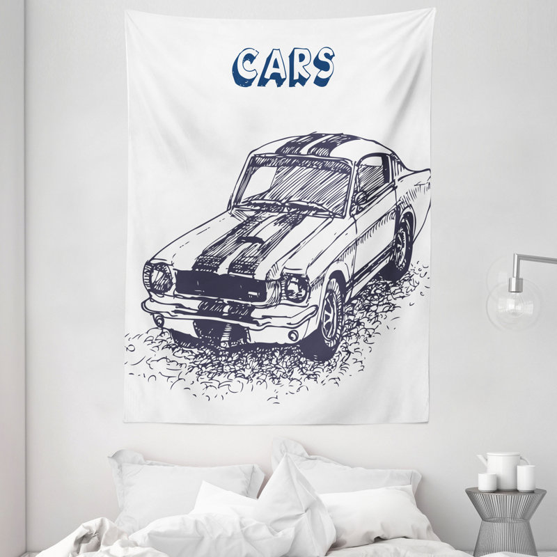 Polyester Tapestry, 80" H x 60" W