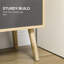 Sparta 180cm H x 80cm W Geometric Bookcase