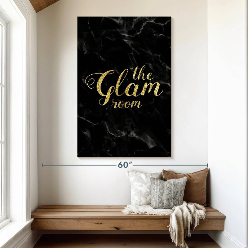 Marble Glam Room, H 51 po x l 34 po